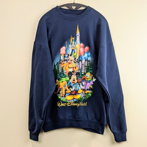 Disney Sweaters - Disneyland Resort Disney World Crew Neck Sweater L